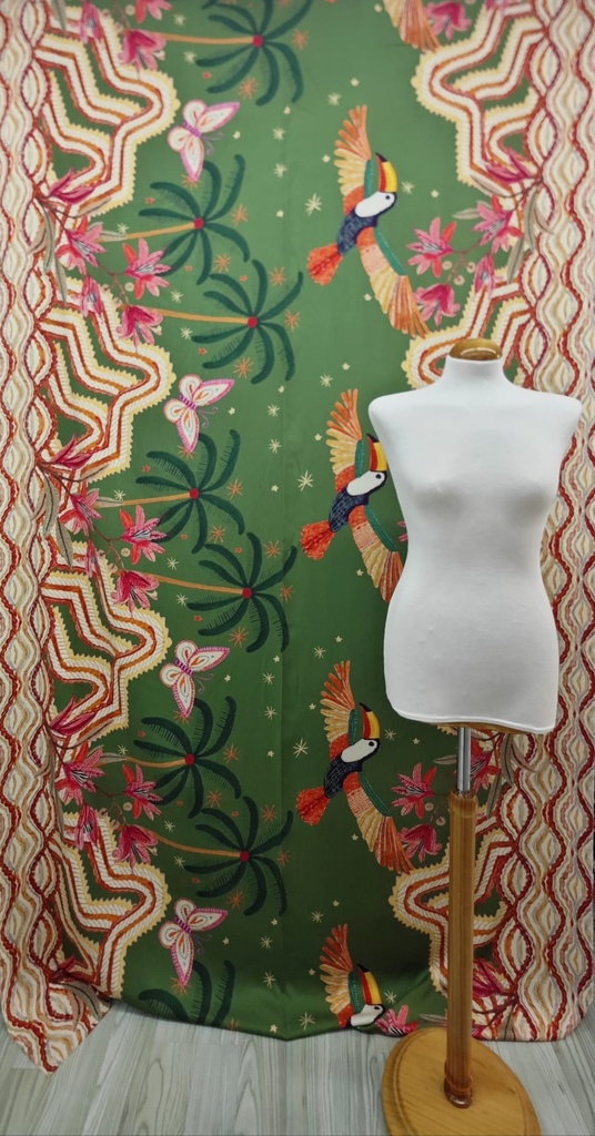 Viscosa twill tucan