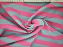 Jacquard rayas gris fucsia