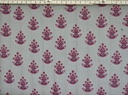 Acolchado reversible marsala