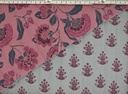 Acolchado reversible marsala