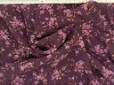 Crepé berenjena flor rosa