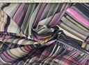 Punto neopreno cuadros morado fucsia gris