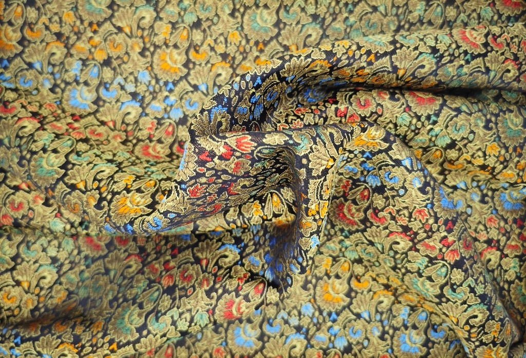 Brocado flores multicolor