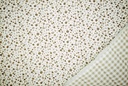 Algodón acolchado vichy / flor