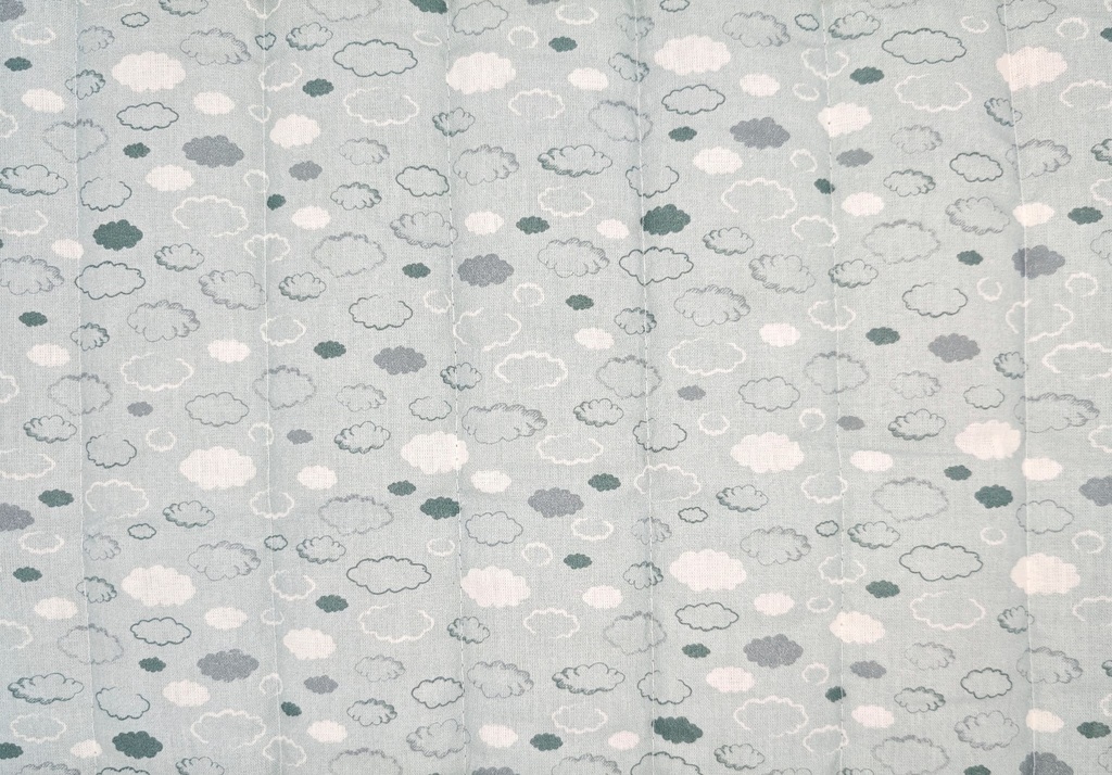 Algodón acolchado vichy / flor