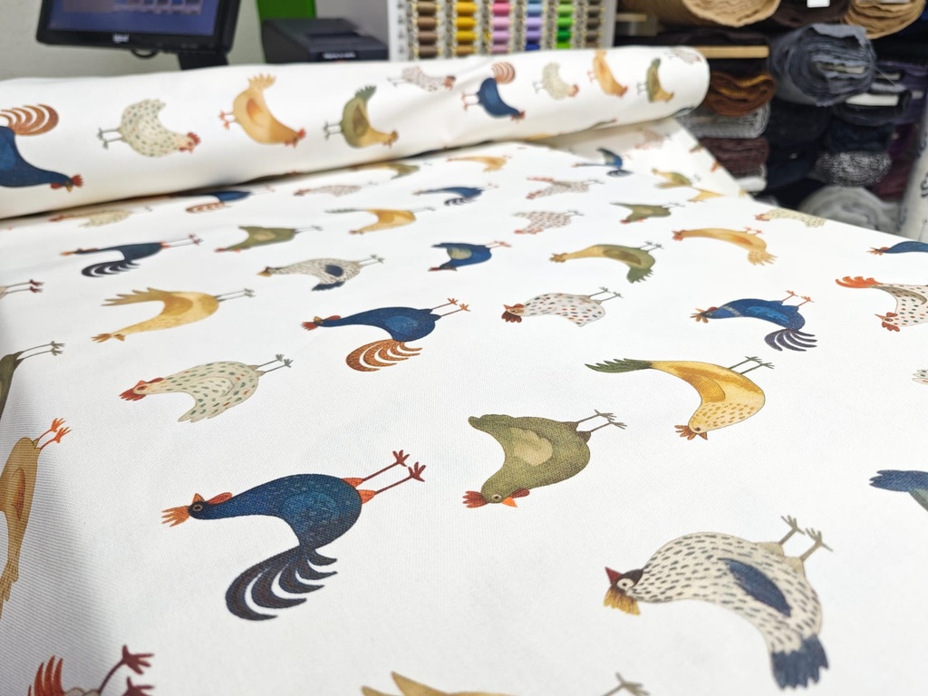 Half panama digital gallinas