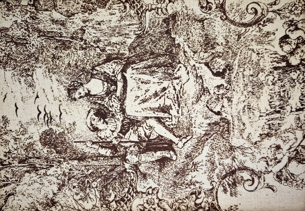 Loneta linculla toile de jouy marrón (copia)