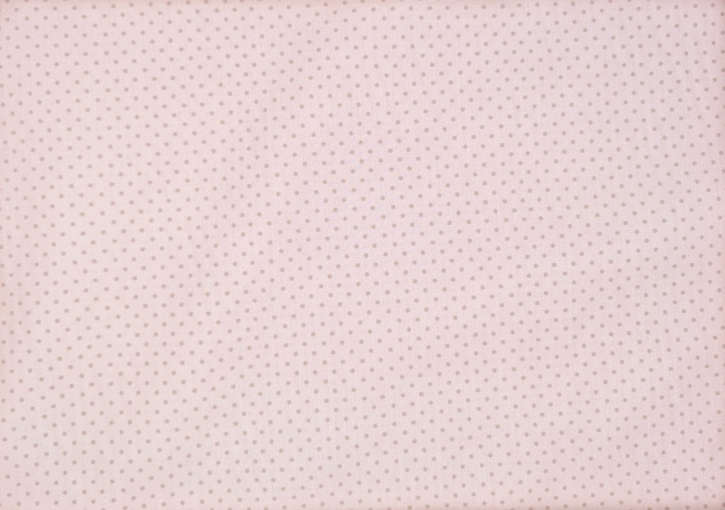Algodón lunar rosa topo