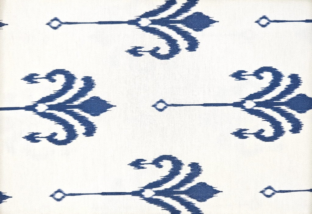 Half panama ikat denim