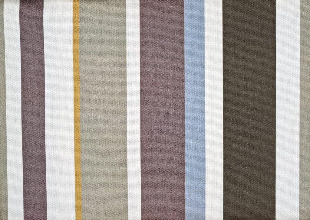 Half panama rayas granate plomo