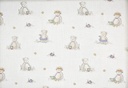 Muselina digital ositos beige