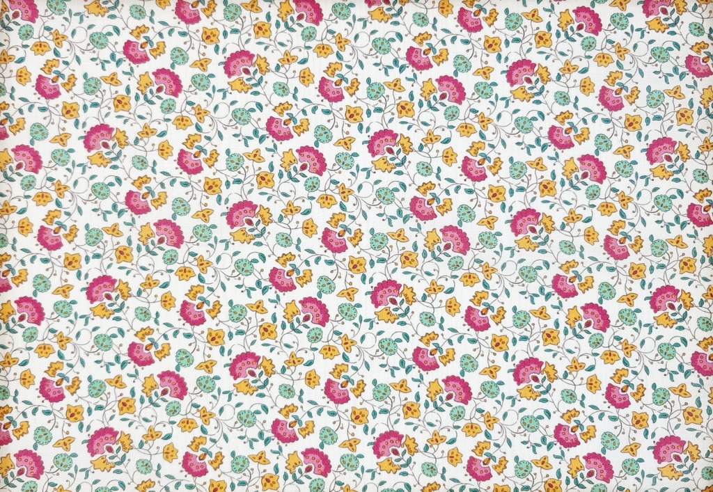 Voile flor fucsia calabaza