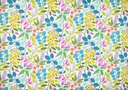 Popelín flor blanco azul (copia)