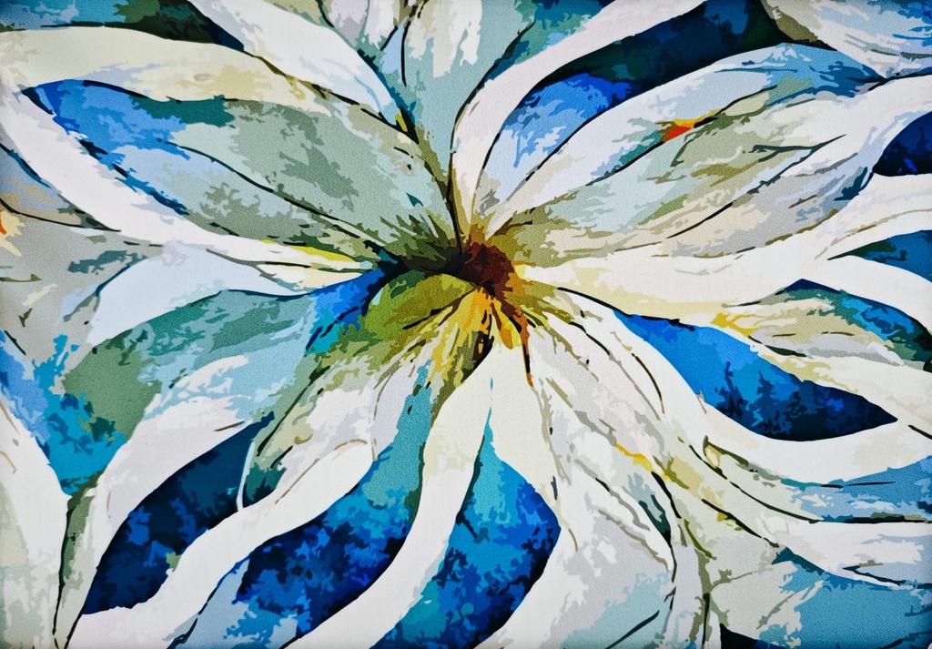 Satén franjas beige naranja (copia)