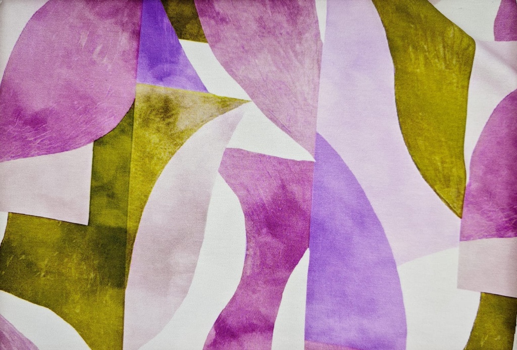 Viscosa pétalos cubistas