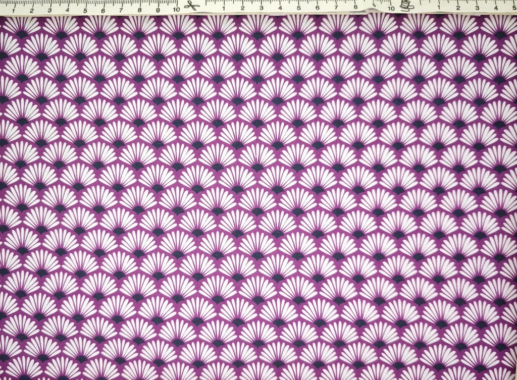 Algodón palmas morado
