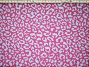 Algodón leopardo fucsia turquesa
