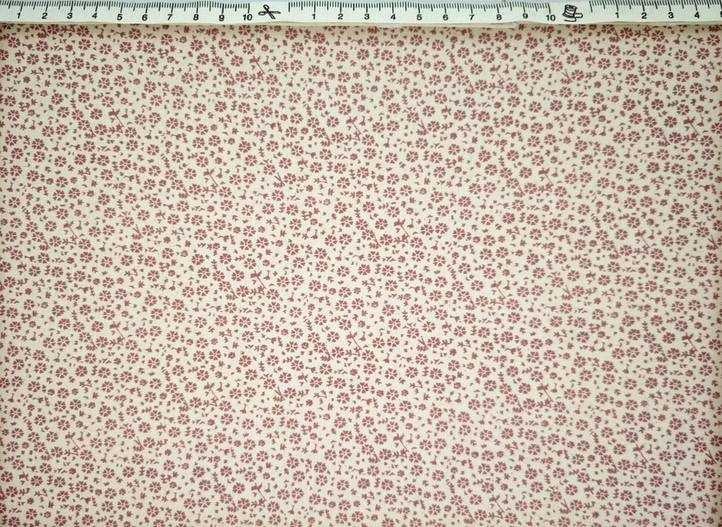 Rústico beige florecita rosa empolvado