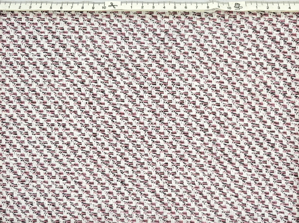 Franela fantasía beige rosa