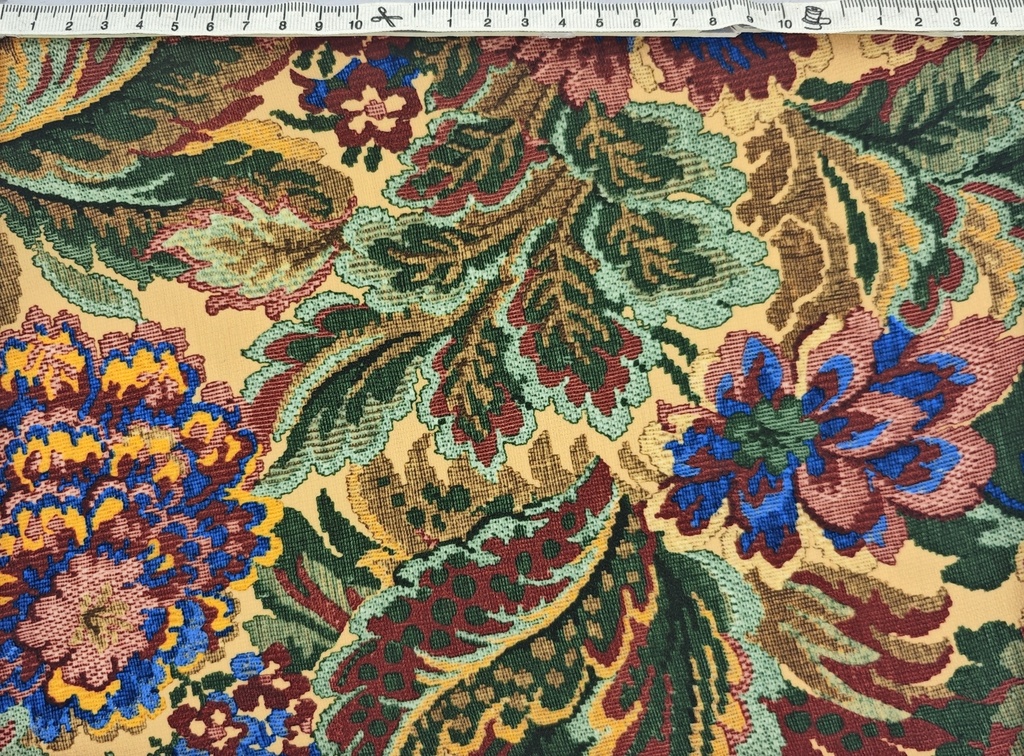 Crepé  floral multicolor