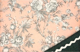 [Po 450 c\20] Viella flor naranja cadmio con gris