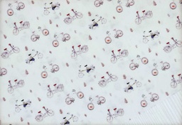 [18153-02 PL] Popelin estampado bicicletas