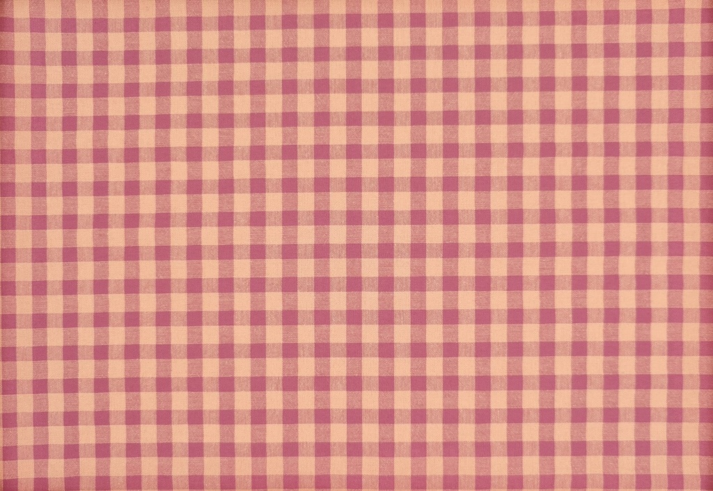 Vichy seersucker bicolor melocotón fucsia