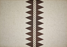 [ETNIC 925/2] Loneta linculla rayas étnicas marrón