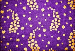 Lamé estrellas doradas