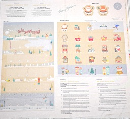 [adviento 25] Panel culla calendario de adviento