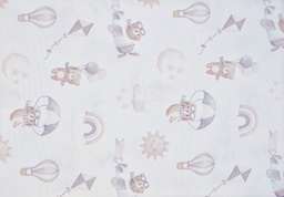 Algodón estampado airplane