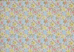 [madai f/2] Algodón flor liberty amarillo coral