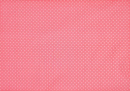 [charo l/2] Algodón lunares rojo blanco