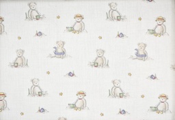 [BOB731] Muselina digital ositos beige