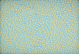 [3268-3] Satén lunares turquesa ocre