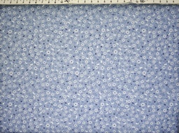 [2056/24] Algodón azul ceniza florecitas